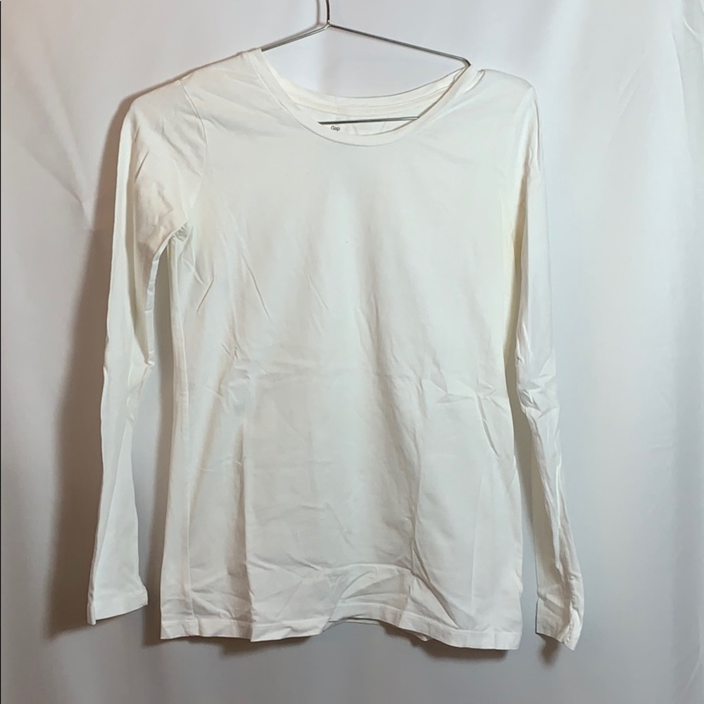 GAP Long Sleeve Crewneck Tee Shirt White